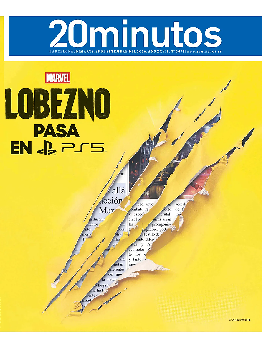 Portada 20 Minutos Barcelona de hoy - Quiosco 15 septiembre 2026