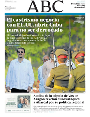 Prima pagina ABC di oggi - Quotidiano estero