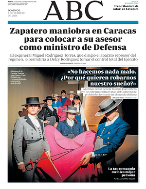 Prima pagina ABC di oggi - Quotidiano estero