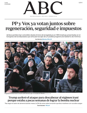 Prima pagina ABC di oggi - Quotidiano estero