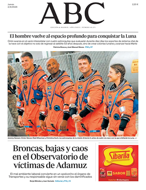 Prima pagina ABC di oggi - Quotidiano estero