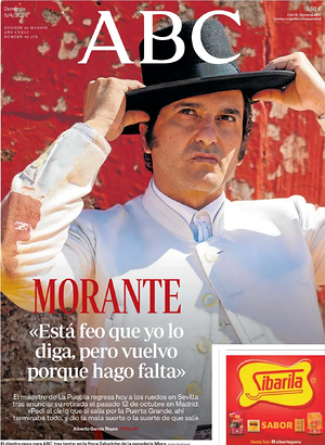 Prima pagina ABC di oggi - Quotidiano estero