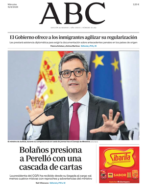 Prima pagina ABC di oggi - Quotidiano estero