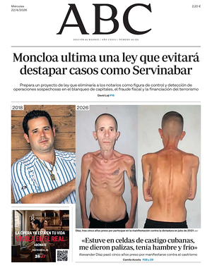 Prima pagina ABC di oggi - Quotidiano estero