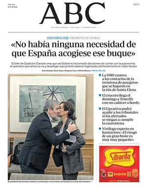 Prima pagina ABC di oggi - Quotidiano estero