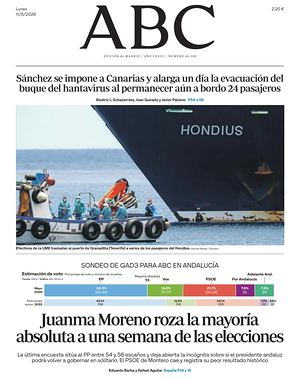 Prima pagina ABC di oggi - Quotidiano estero