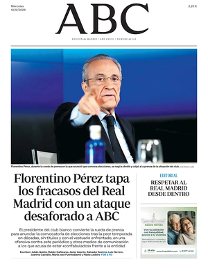 Prima pagina ABC di oggi - Quotidiano estero