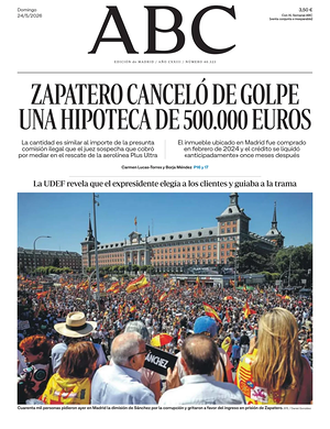 Prima pagina ABC di oggi - Quotidiano estero