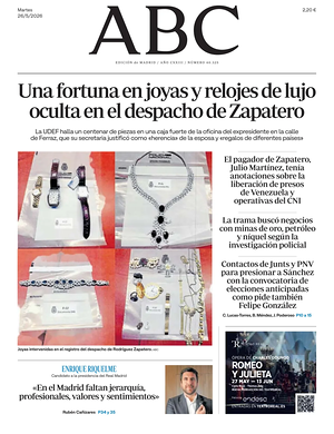 Prima pagina ABC di oggi - Quotidiano estero