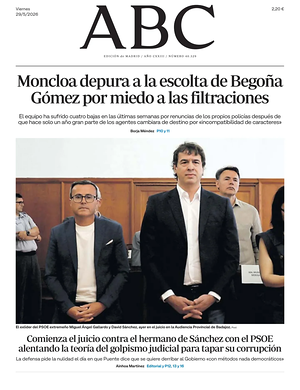 Prima pagina ABC di oggi - Quotidiano estero