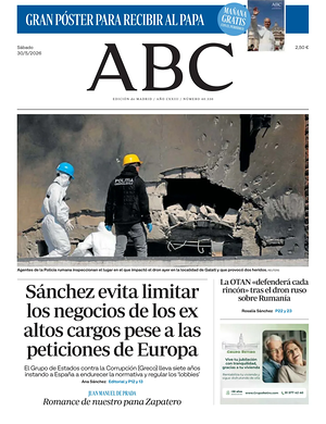 Prima pagina ABC di oggi - Quotidiano estero