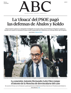 Prima pagina ABC di oggi - Quotidiano estero