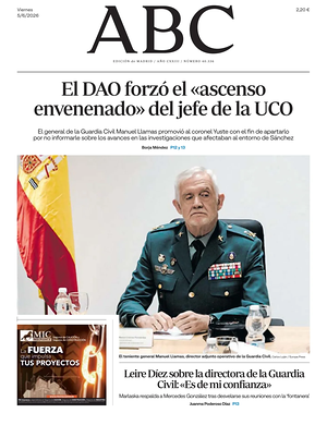 Prima pagina ABC di oggi - Quotidiano estero