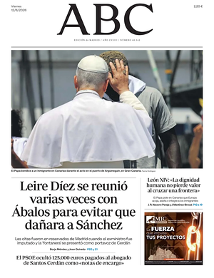 Prima pagina ABC di oggi - Quotidiano estero
