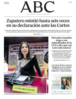 Prima pagina ABC di oggi - Quotidiano estero
