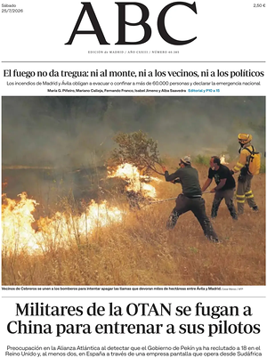 Prima pagina ABC di oggi - Quotidiano estero