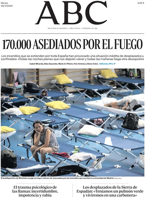 Prima pagina ABC di oggi - Quotidiano estero