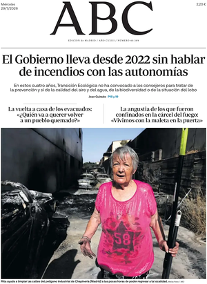Prima pagina ABC di oggi - Quotidiano estero