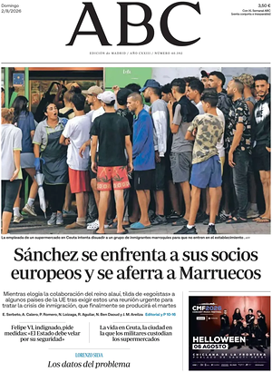 Prima pagina ABC di oggi - Quotidiano estero