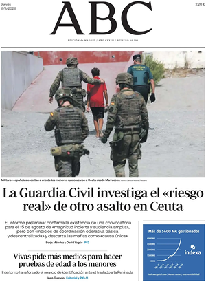 Prima pagina ABC di oggi - Quotidiano estero