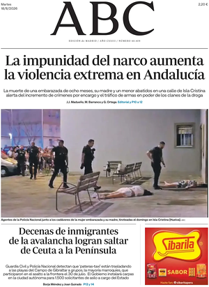 Prima pagina ABC di oggi - Quotidiano estero