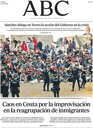 Prima pagina ABC di oggi - Quotidiano estero