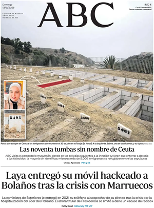 Prima pagina ABC di oggi - Quotidiano estero