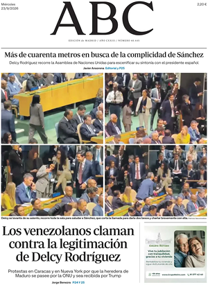 Prima pagina ABC di oggi - Quotidiano estero