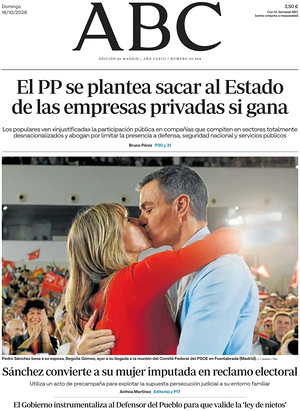Prima pagina ABC di oggi - Quotidiano estero