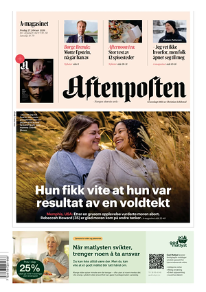 Prima pagina Aftenposten di oggi - Quotidiano estero