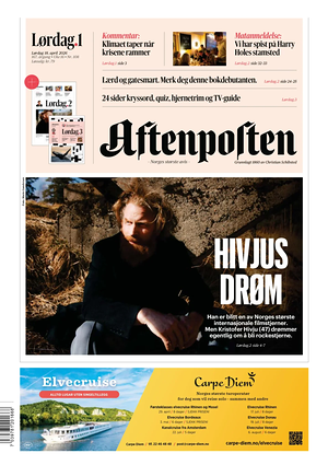 Prima pagina Aftenposten di oggi - Quotidiano estero