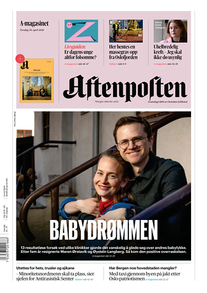Prima pagina Aftenposten di oggi - Quotidiano estero
