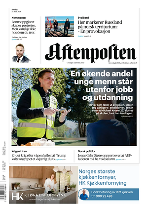 Prima pagina Aftenposten di oggi - Quotidiano estero