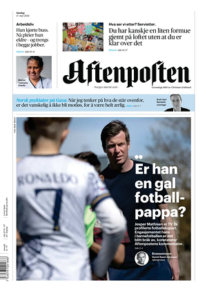 Prima pagina Aftenposten di oggi - Quotidiano estero