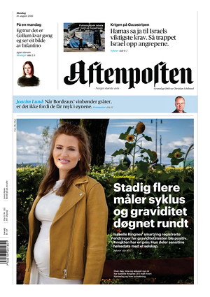 Prima pagina Aftenposten di oggi - Quotidiano estero