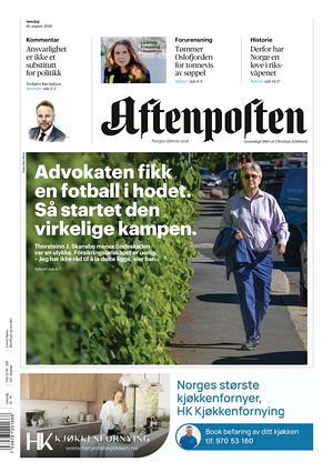 Prima pagina Aftenposten di oggi - Quotidiano estero