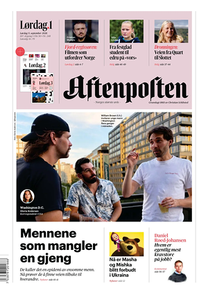 Prima pagina Aftenposten di oggi - Quotidiano estero