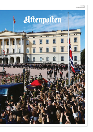 Prima pagina Aftenposten di oggi - Quotidiano estero