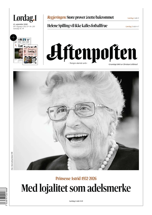 Prima pagina Aftenposten di oggi - Quotidiano estero
