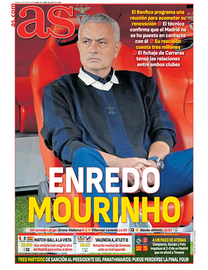 Portada AS de hoy - Periódico deportes