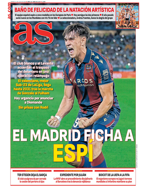 Prima pagina AS di oggi - Quotidiano deportes