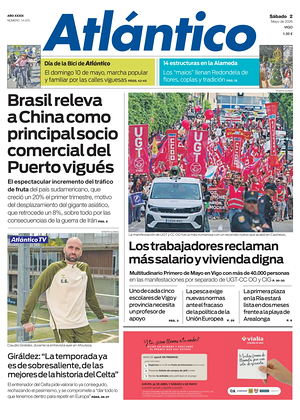 Portada Atlántico de hoy - Periódico regional