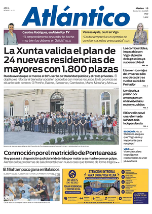 Prima pagina Atlántico di oggi - Quotidiano regional