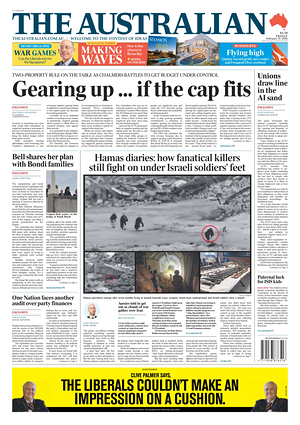 Prima pagina The Australian di oggi - Quotidiano estero