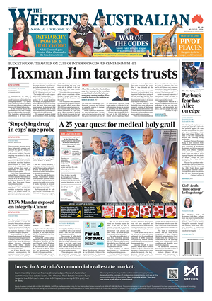 Prima pagina The Australian di oggi - Quotidiano estero
