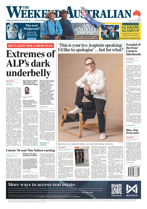 Prima pagina The Australian di oggi - Quotidiano estero