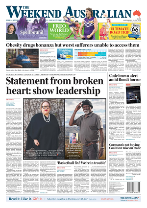 Prima pagina The Australian di oggi - Quotidiano estero