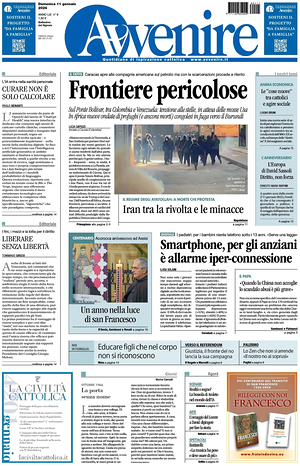 Avvenire prima pagina