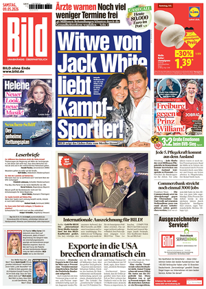 Prima pagina Bild di oggi - Quotidiano estero