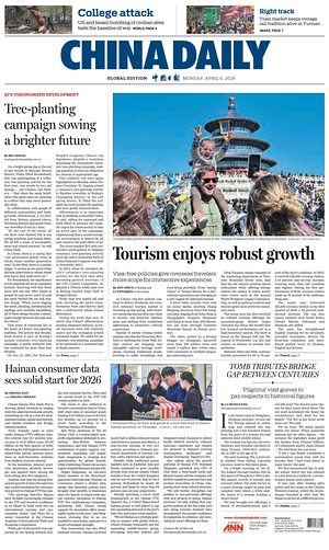 China Daily Global Edition (USA) prima pagina